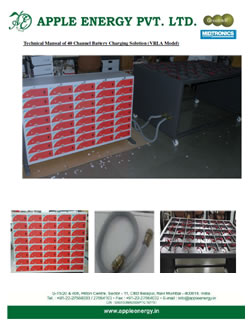 40 Channel Charging Solution Manual (VRLA)