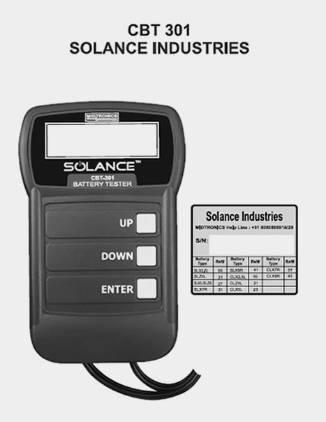 Solance CBT Tester SOP