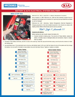 Batterietester Midtronics MDX-655P - Batterieprüfer